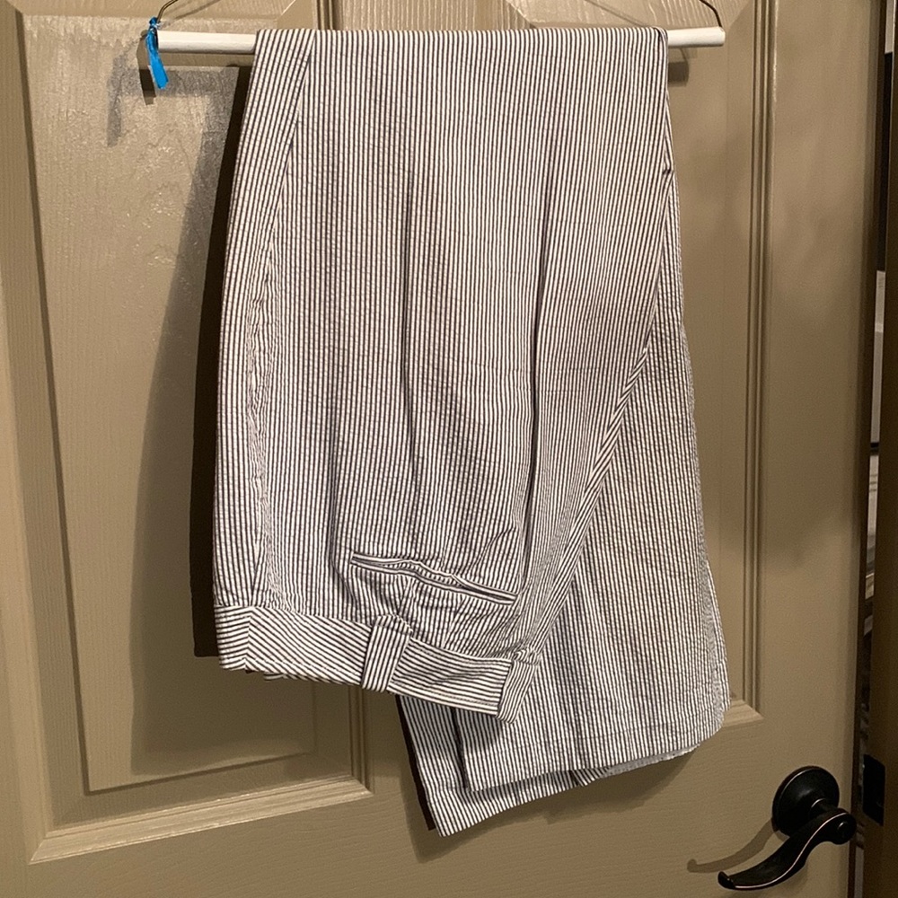 Seersucker womens trousers